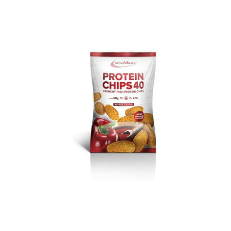 Ironmaxx Protein Chips 40, Bolsa De 20 X 50 G