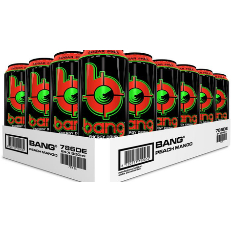 vpx bang energy drink, lata de 24 x 0,5 l (artículo de depósito)