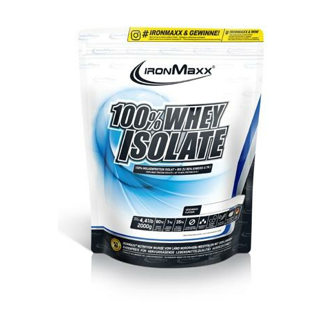 Ironmaxx 100% Whey Isolate, Bolsa De 2000 G