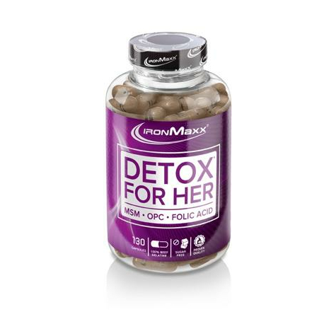 Ironmaxx Detox Para Ella, Dosis De 130 Cápsulas