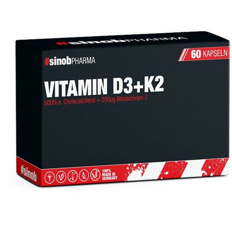 Blackline 2.0 Vitamina D3 + K2, 60 Cápsulas