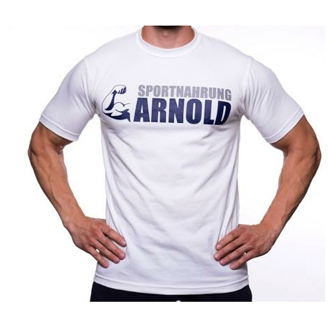 Nutrición Deportiva Camiseta Arnold, Blanco