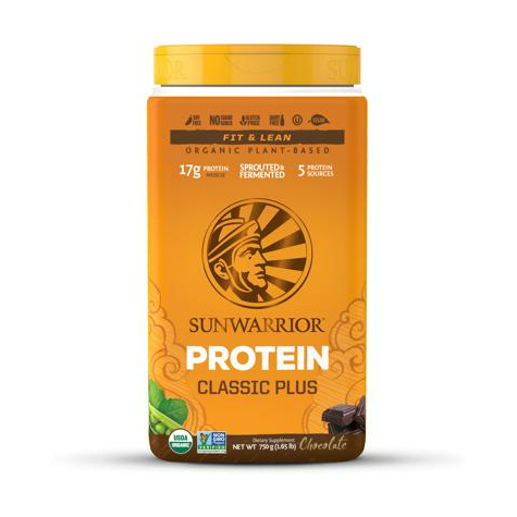 Sunwarrior Classic Plus Protein, Lata 750g -Bio-
