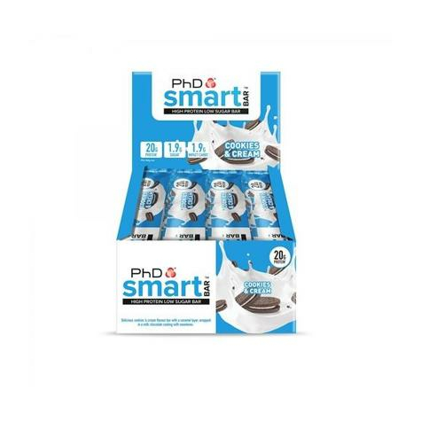 phd supplements smart bar, barra de 12 x 64 g
