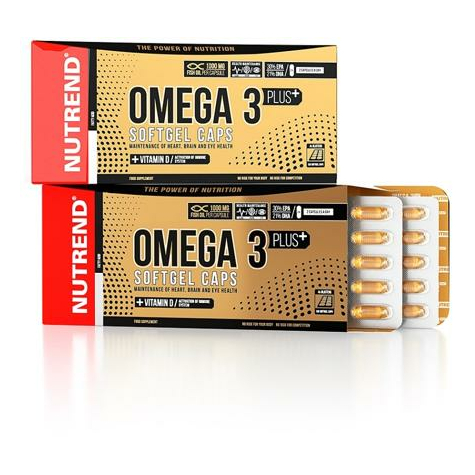 Nutrend Omega 3 Plus Softgel Caps, 120 Cápsulas