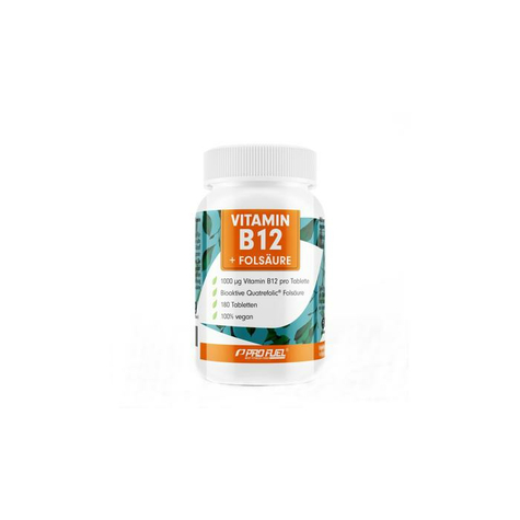 Profuel Vitamina B12 + Folsre, Dosis De 180 Comprimidos