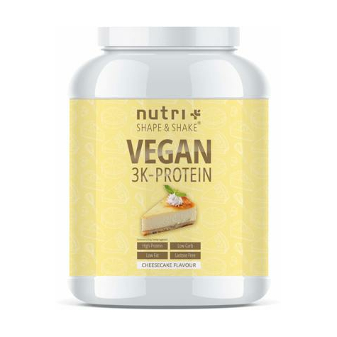 Nutri+ Proteína Vegana 3k En Polvo, Lata De 1000 G