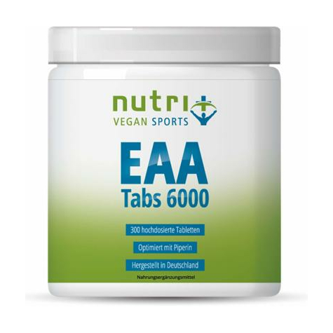 Nutri+ Vegan Eaa Tabs 6000, 300 Comprimidos