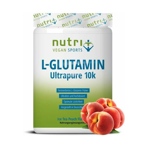 Nutri+ Vegana L-Glutamina En Polvo Ultrapura, Lata De 500 G