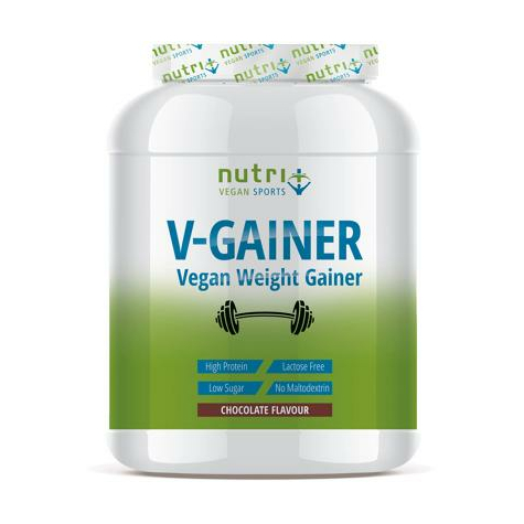 Nutri+ Vegan V-Gainer Powder, 2000 G Can