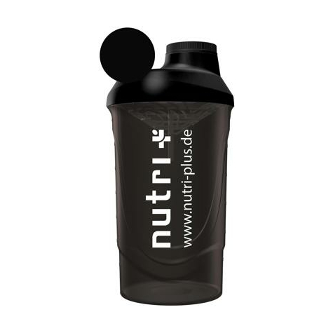 Nutri+ Classic Protein+ Fitness Shaker, Negro-Ahumado