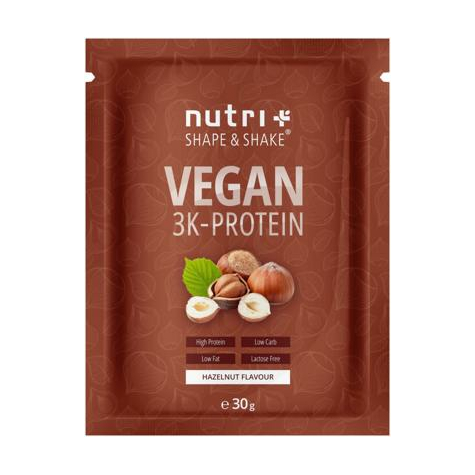 Nutri+ Vegan 3k Protein Powder, Muestra De 30 G