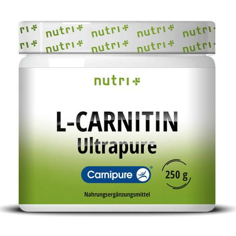 Nutri+ L-Carnitina Ultrapura (Carnipure) Polvo, Dosis De 250 G, Neutra