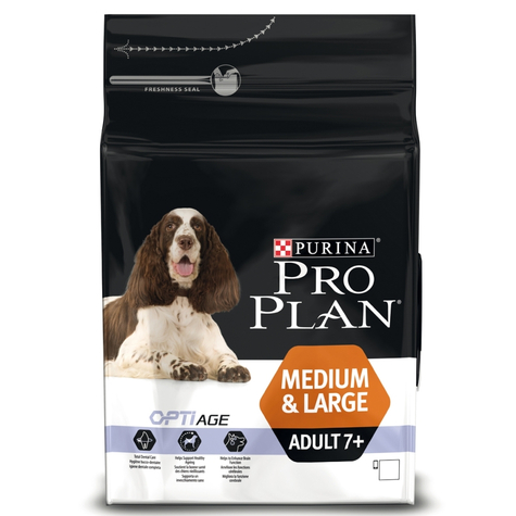 Pro Plan,Pp Ad.7+ Med/Grande Hu+Re 3kg