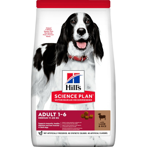 Hills,Hillsdog Ad Cordero+Arroz 14kg