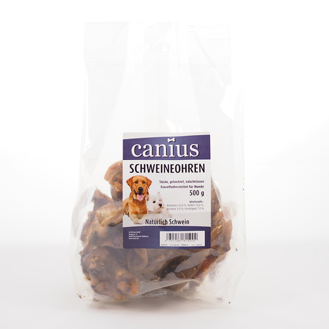 Canius Snacks,Can. Orejas De Cerdo En Trozos 500g