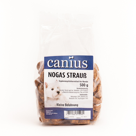 Canius Snacks,Canius Nogas Avestruz 500 G