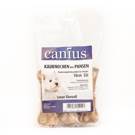 Canius Snacks,Hueso Masticable Con Rumen 10cm 5pcs
