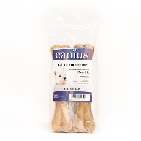 Canius Snacks,Canius Hueso Para Masticar Natural 21cm 2pcs