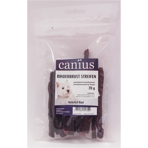 Canius Snacks,Cani. Tiras De Pechuga De Ternera 70g