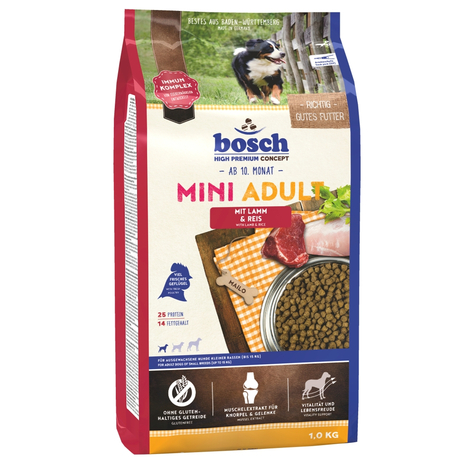 Bosch,Bosch Mini Lamb+Rice 1kg
