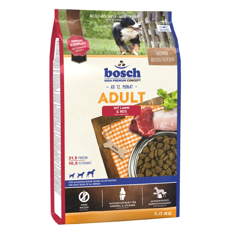 Bosch,Bosch Cordero+Arroz 3kg