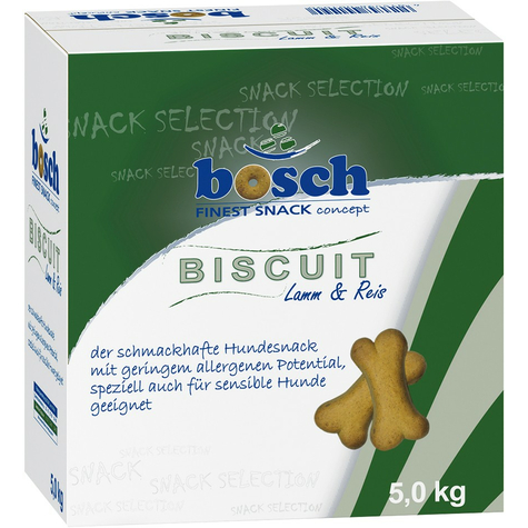 Bosch,Bosch Biscuit Cordero Arroz 5 Kg