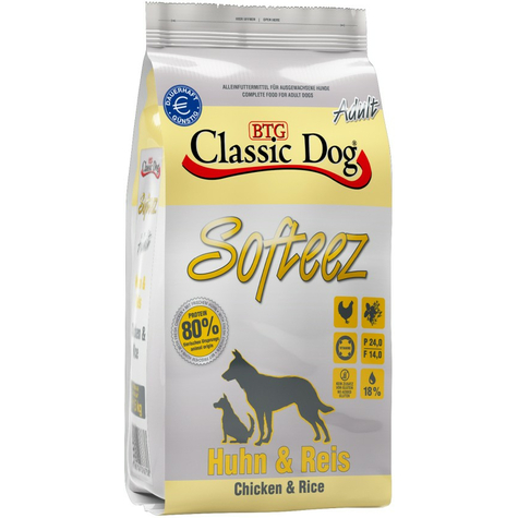 Classic Dog,Cla.Dog Softeez Pollo+Huevo 1,5kg
