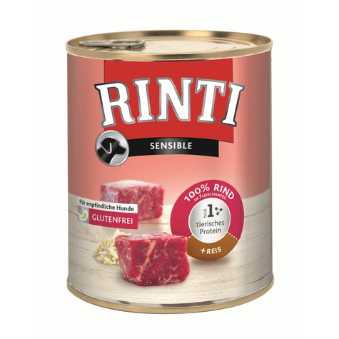 Finn Rinti,Rinti Sensitive Rindes Rice 800gd