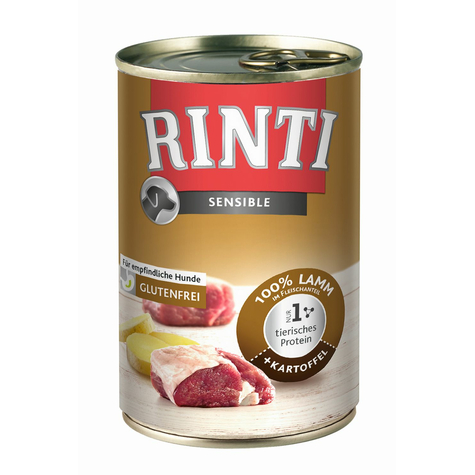 Finnern Rinti,Rinti Sensi.Cordero+Patata. 400gd