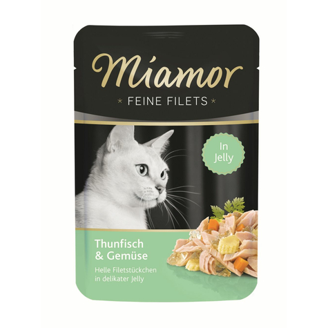 Finnern Miamor,Miamor Filete De Atún-Verduras 100gp