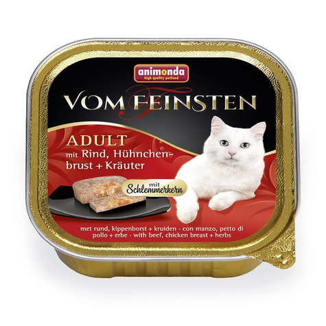 Animonda Cat Vom Feinsten,V.F.Schlemm.Rinden+Chickenbr.100gs