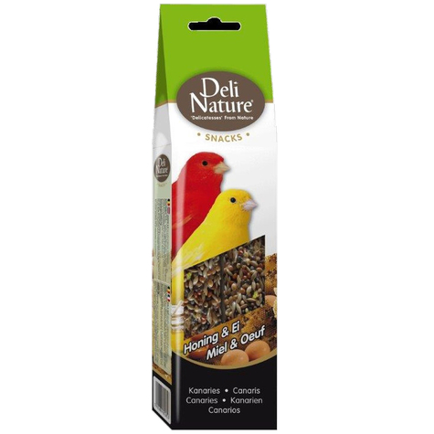 Deli Nature Bird,Dn.Snack Canary Honey+Egg 60g