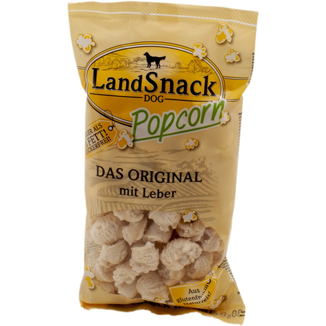 Landfleisch Popcorn,Lasnack Popcorn Liver 30g