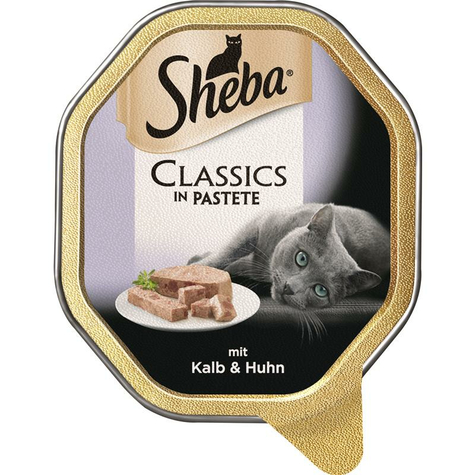Sheba,She.Classics Ternera+Pollo 85gs