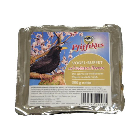 Pfiffikus Alimentos Para Aves Silvestres,Pfiff.Vogelbuffet Frutas 1