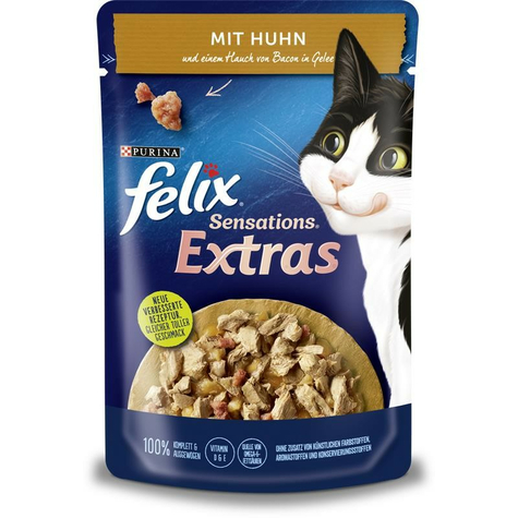 Nestle Cat,Fel Sens.Extra Pollo 85gp