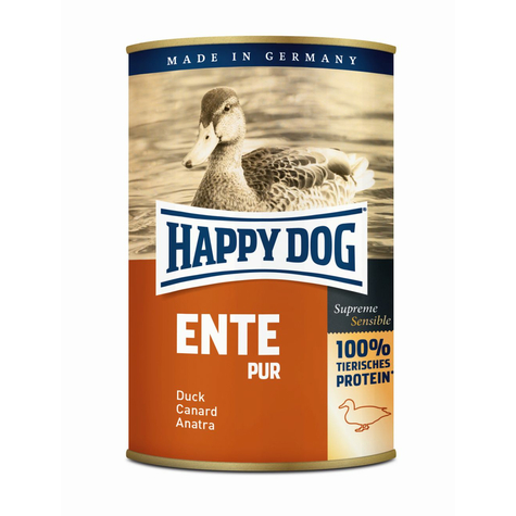 Happy Dog,Hd Pato Puro 400 G D