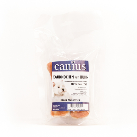Canius Snacks,Lata. Pollo Masticable 10cm 4pcs.