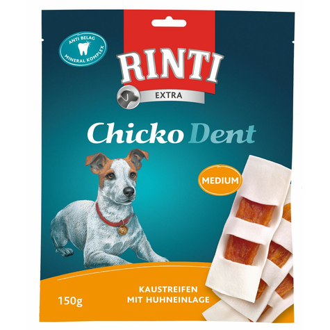Finnern Rinti Snacks,Rin.Chicko Dent Pollo Medi 150g