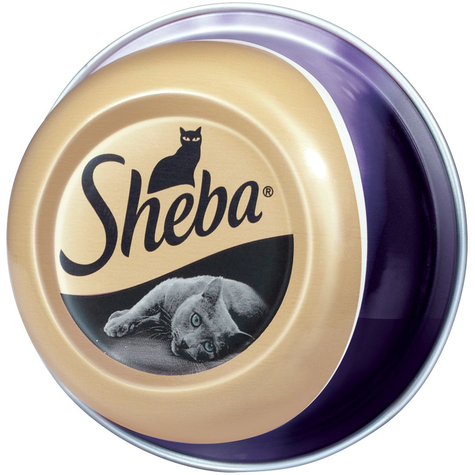 Sheba,Sheba Filetes Atún+Camarones.80gd