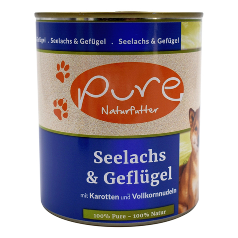 Pure Natural Food,Pure Dog Saithe+Gefl 800gd