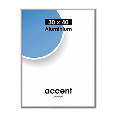 Nielsen Accent 30x40 Aluminum Silver 52423