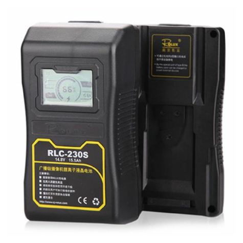 Batería Rolux V-Mount Rlc-230s 230wh 14.8v 15500mah
