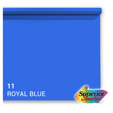 Superior Background Paper 11 Royal Blue Chroma Key 2.72 X 11m