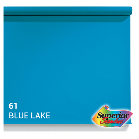 Superior Background Paper 61 Blue Lake 2.72 X 11m