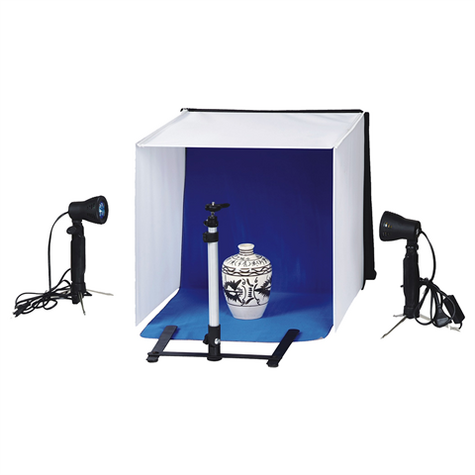 Linkstar Opnamebox Set Pbk-50 50x50 Opvouwbaar + 2x50w Lamps