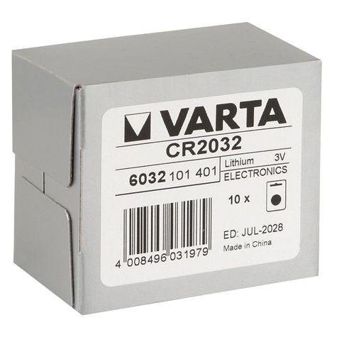 Varta 10x1 Varta Electronic Cr 2032 Pu Inner Carton