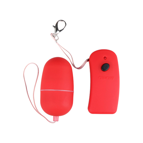 Vibro-Egg : Red Vibro Bullet With Remote Control