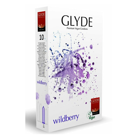 Preservativos : Glyde Ultra Wildberry- 10 Preservativos